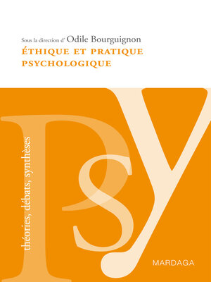 cover image of Éthique et pratique psychologique